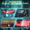 Quplavo Devil Eyes Light for Car Windshield, 23.42"x4.72" Programmable LED Sign, APP & Remote Control Dynamic LED Eyes Display for Golf Cart Sedan SUV(1-Pack)